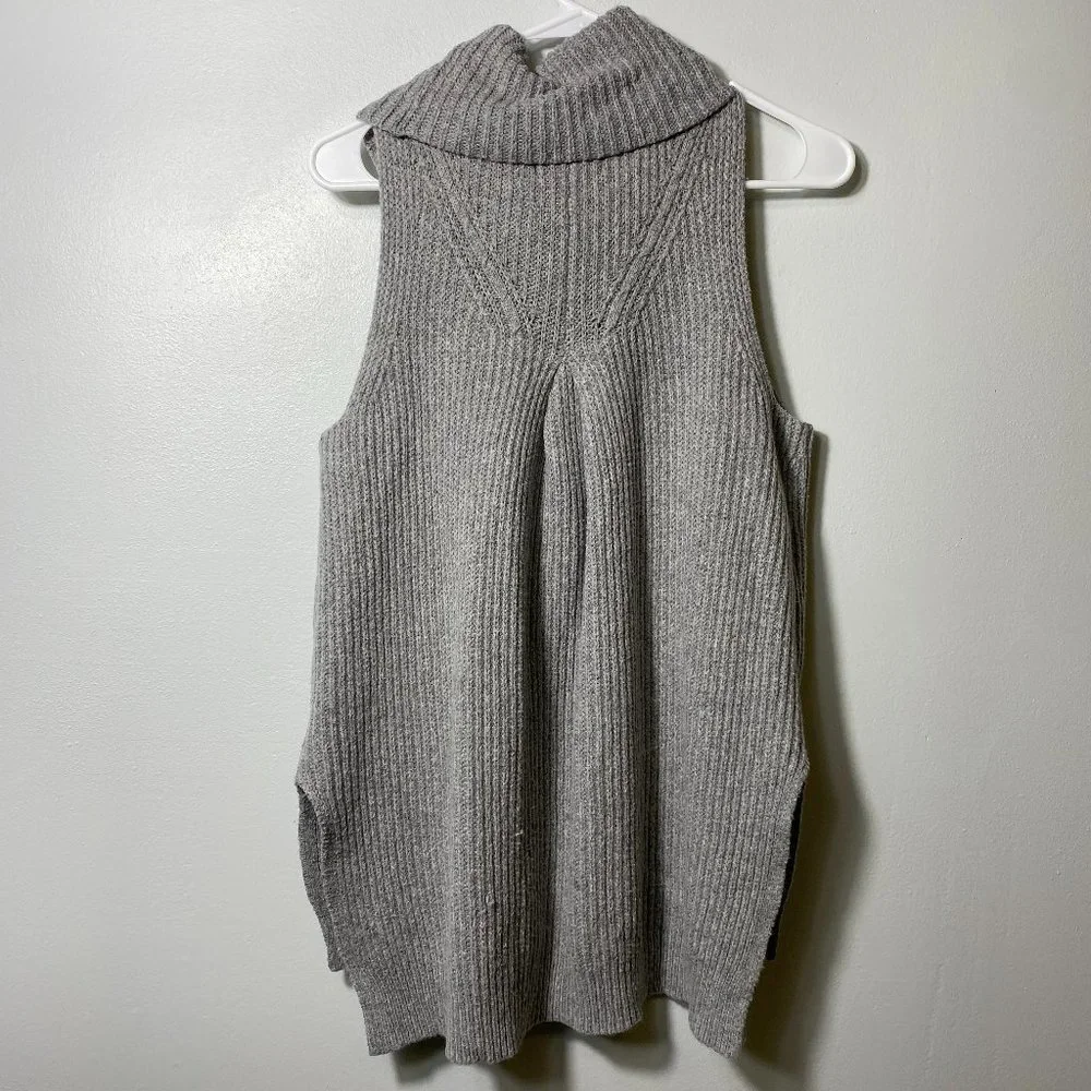 Anthropologie Angel of the North Cowl Neck Sleeveless Sweater - Picture 3 of 9